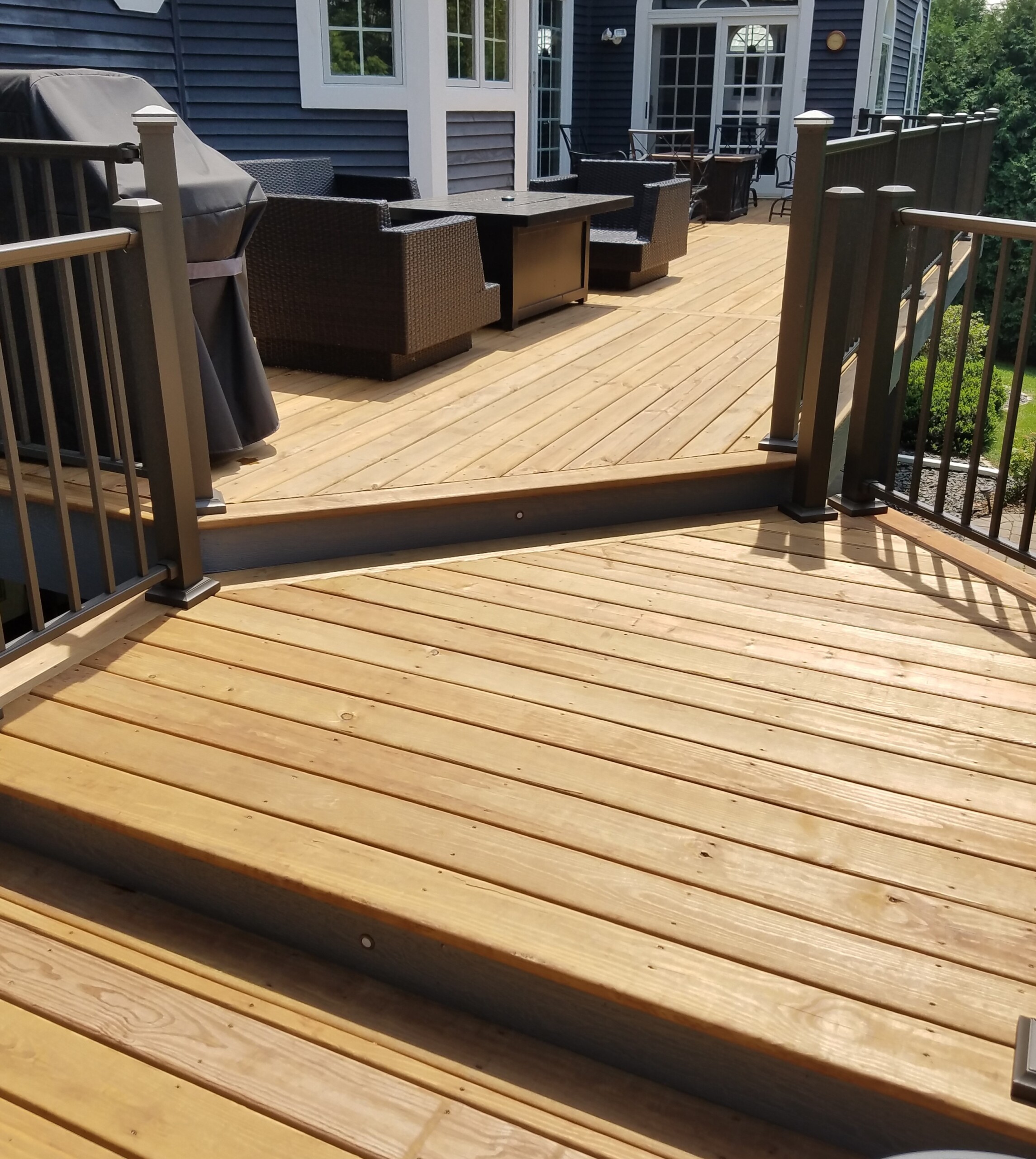 Brown Treated Deck 1