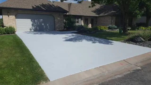 concrete driveway
